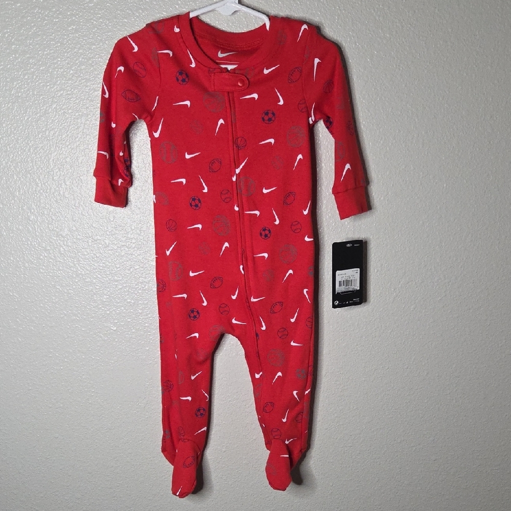 Nike Kids Red Footed One Piece